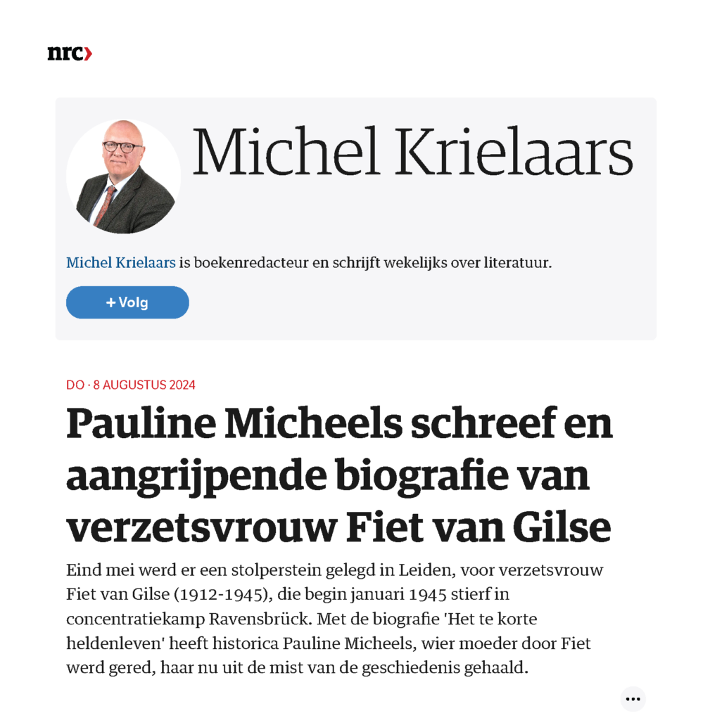 Michel Krielaars NRC